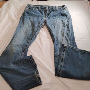 Miss Me Women's Boot Cut Jeans - Light Blue